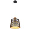 Globo ABLONA Pendant Light black, 1-light source