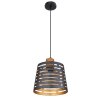Globo ABLONA Pendant Light black, 1-light source