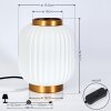 DYCE Table lamp brass, 1-light source