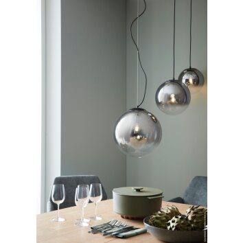 SCHÖNER WOHNEN-Kollektion MIRROR Pendant Light black, 1-light source