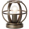 Brilliant BASIA Table lamp black, 1-light source