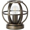 Brilliant BASIA Table lamp black, 1-light source