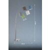 Fischer & Honsel  ANNECY Floor Lamp matt nickel, 5-light sources