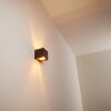 Badajoz Wall Light copper, black, 1-light source