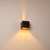 Badajoz Wall Light copper, black, 1-light source