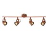 Lucide CIGAL spot copper, 4-light sources
