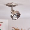 CHAGRES Ceiling Light matt nickel, 1-light source