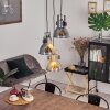 HORA Pendant Light Dark wood, black, 3-light sources