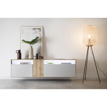 SCHÖNER WOHNEN-Kollektion CALLA Floor Lamp black, 1-light source