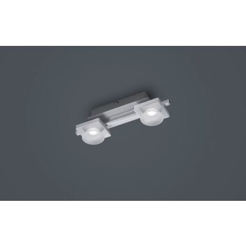 Trio 8265 Ceiling Light LED aluminium, 2-light sources