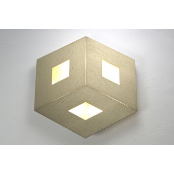 Bopp-Leuchten BOX COMFORT Ceiling Light LED gold, 3-light sources