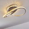 Saginaw Ceiling Light LED matt nickel, 1-light source, Remote control, Colour changer