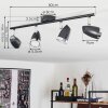 IDLEWILD Ceiling Light LED black, 4-light sources