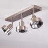 CHAGRES Ceiling Light matt nickel, 3-light sources