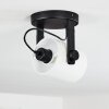 GIBRALTAR Ceiling Light black, 1-light source
