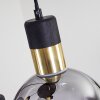 TUVALU Pendant Light brass, black, 5-light sources