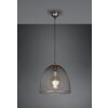 Trio IVAR Pendant Light dark brown, matt nickel, 1-light source