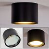 KRISTALLO Ceiling Light LED black, 1-light source
