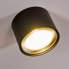 KRISTALLO Ceiling Light LED black, 1-light source
