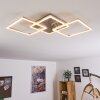 TORRES Ceiling Light LED matt nickel, 3-light sources