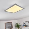 FARC Ceiling Light LED silver, 1-light source, Remote control