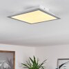 FARC Ceiling Light LED silver, 1-light source, Remote control
