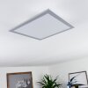 FARC Ceiling Light LED silver, 1-light source, Remote control