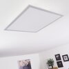 FARC Ceiling Light LED silver, 1-light source, Remote control
