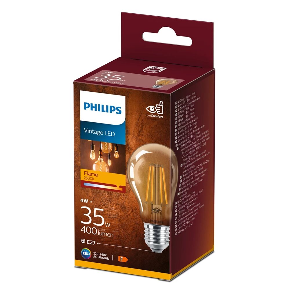 Philips LED E27 4 Watt 2500 Kelvin 400 929001941501 illumination.co.uk