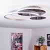 MANZANALESÂ  Ceiling Light LED chrome, silver, 1-light source, Remote control
