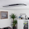 NEXO Ceiling Light LED black, 1-light source, Remote control