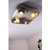 Granada ceiling light LED matt nickel, 4-light sources