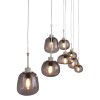Steinhauer BOLLIQUE Pendant Light stainless steel, 8-light sources