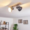 SVANFOLK Ceiling Light blue, brown, grey, white, 2-light sources