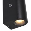 Steinhauer LOGAN Outdoor Wall Light LED black, 1-light source