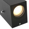 Steinhauer LOGAN Outdoor Wall Light LED black, 1-light source