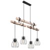 Globo MINA Pendant Light black, 4-light sources