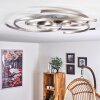 COJCAM Ceiling Light LED matt nickel, 3-light sources