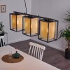 KABUL Pendant Light black, 3-light sources