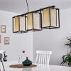 KABUL Pendant Light black, 3-light sources