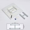 ONLAJ Ceiling Light LED white, 1-light source, Remote control