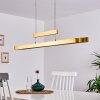 INICIO Pendant Light LED brass, 3-light sources