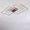 CHEKA Ceiling Light LED matt nickel, 2-light sources, Remote control