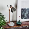 GUINZO Table lamp grey, copper, 1-light source