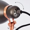GUINZO Table lamp grey, copper, 1-light source