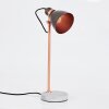 GUINZO Table lamp grey, copper, 1-light source