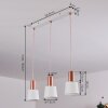 ALTAMIROS Pendant Light copper, white, 3-light sources