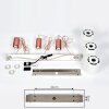 ALTAMIROS Pendant Light copper, white, 3-light sources