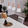 ALTAMIROS Pendant Light copper, white, 3-light sources