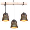 Globo ABLONA Pendant Light black, 4-light sources